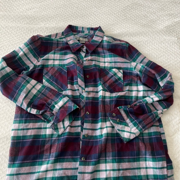 Natural Reflections men bottom up plaid shirt - Picture 3 of 8